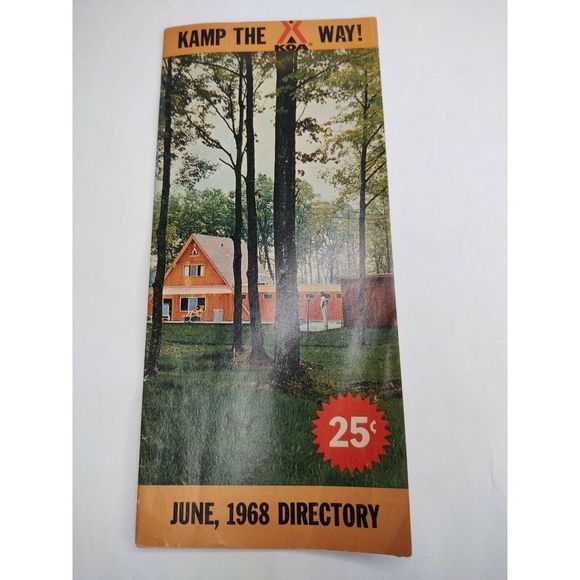 KOA Kampground Directory 1968 Ephemera Thermos Ad Petrolane LP-Gas Fueling Camp - Picture 2 of 7